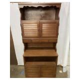 Khoury, Two piece 69 inch wooden cabinet, With