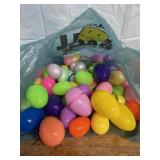 Bag of plastic Easter eggs