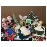 Huge lot of Christmas decor. Wall hangings,