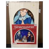 Three piece set giant outdoor holiday lawn