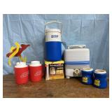 Coleman Polylite, Koozies, Slush Mug, Rooster