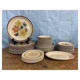 Priscilla Lane Stonebridge Plates, Mayan Ware and