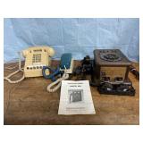 Lot of neat vintage telephones