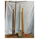 Tools includes pickaxes, shovel and hoe