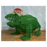 Christmas Toad Light Up Yard Ornament, tested and