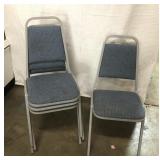 4 Metal Chairs