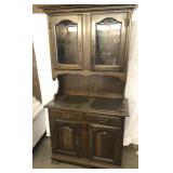 Vintage china hutch 36"x74"x18"