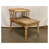 Project Double Deck End Table, 25x17x24