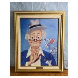 RARE "The Noble" Red Skelton Authorized Painting