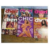 Vintage Cheri and Chic Adult Magazines