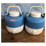 Vintage sea blue  Coleman Coolers