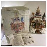 Christmas Fiber Optic Cookie House-16" tall