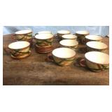 Mid century modern Vernonware Homespun Pattern