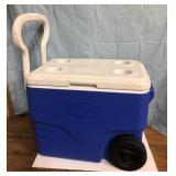 Coleman rolling cooler