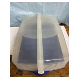 Cupcake plastic storage carrying container