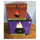 NEW Flaming cauldron lights