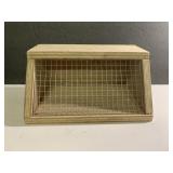 Vintage wood bunny hutch-12" x 6" x 7"