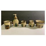 Three Rivers Pottery stoneware pieces