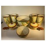 Vintage Vernonware Homespun pattern pieces