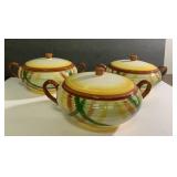 Vintage Vernonware Homespun pattern pieces