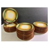 Vintage Vernonware Homespun pattern pieces