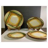 Vintage Vernonware Homespun pattern pieces