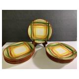 Vintage Vernonware Homespun pattern pieces