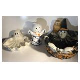 NEAT! Halloween ceramic ghosts and witch