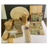 NEW, unused & more crafting items-wood & more