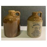 Vitnage 5" tall Platte Valley Whiskey & crock jug