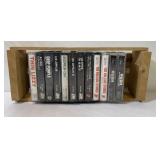 Vintage cassettes-Rush, Led Zepplin, Rolling