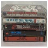 Vintage cassettes-The Cure & Red HOt Chili Peppers