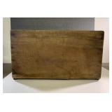 Antique wood crate 20x12x11