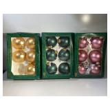 Pretty Glass Christmas ornaments