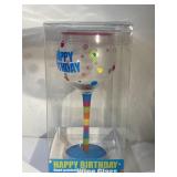 NEW Happy Birthday Wine Glass 16fl oz
