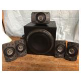 Logitech surround sound speakers-not tested
