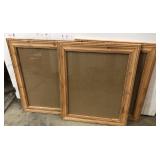 20" x 25" Wood frames with glass