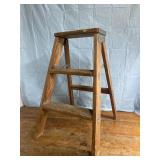 23" Tall Wooden Stool