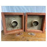 2 set Carpeted Washer Boxes with Washers
