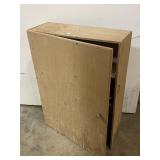 33"x24" Wooden Shelved Cabinet
