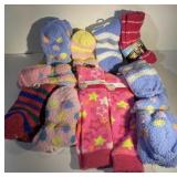 NEW pairs of fuzzy slipper socks