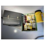 12 Light Bulbs, Flashlight, & Toolbox
