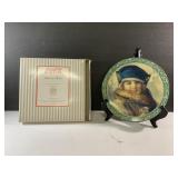 1989 Coca-Cola plate. 8-1/2" "the Skater"