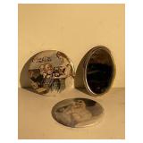 3 Vintage CocaCola Pocket Mirrors