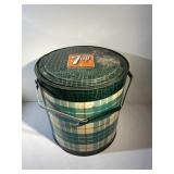 Vintage 7Up Metal Cooler- 14"x12.5" with Metal