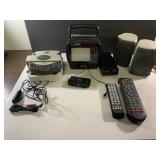 Lot of vintage electroinics & remotes