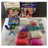 Rainbow loom books, monster tail, loom and lots