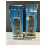 Two Realistic 40 channel walkie-talkies