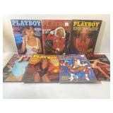 1977 Playboy Magazines