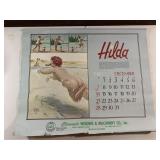 1980 HILDA Pin-Up Girl Calander